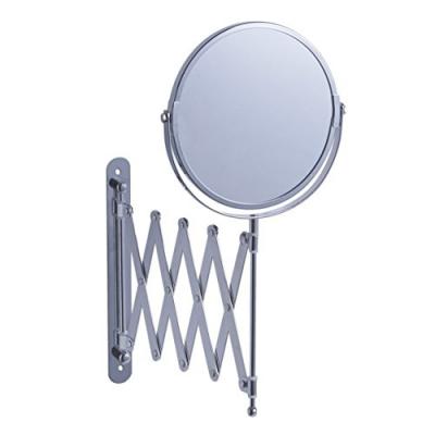 Zeller 18412 Miroir &agrave; bras extensible Chrom&eacute; 17 cm 9-45 x 18,5 x 37 cm 