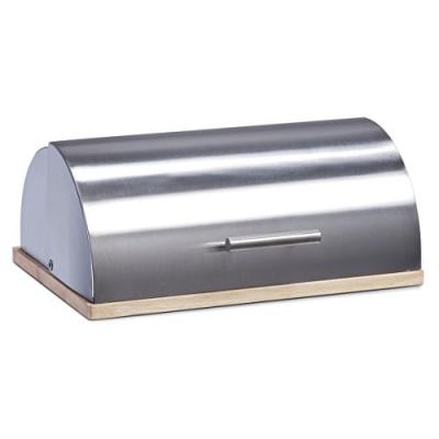 Zeller Present 20475 Bo&icirc;te &agrave; Pain INOX/H&eacute;v&eacute;a 39 x 29 x 17 cm