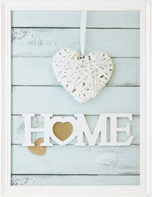 Zep T15434 Cadre Photo 30 X 40 Cm Vintage Bois Blanc 45 X 35 X 2,5 Cm