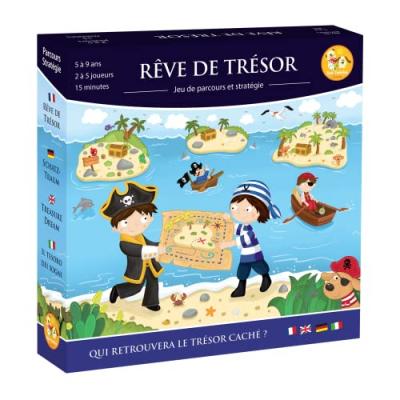 Jeu de soci&eacute;t&eacute; famille et enfants Cartamundi R&ecirc;ve de Tr&eacute;sor