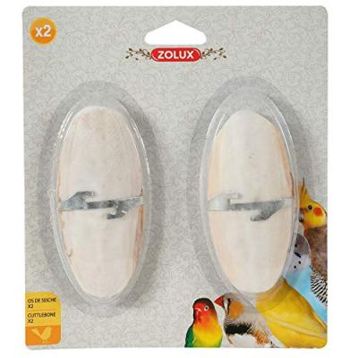 Zolux Pack de 2 Os de Seiche/Support pour Oiseau