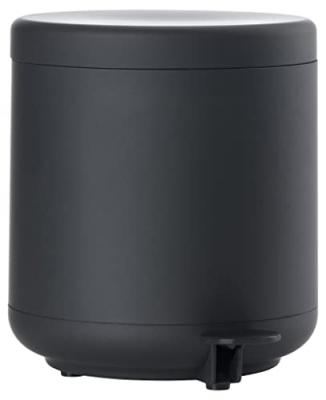 ZONE DENMARK Ume Poubelle de salle de bain Noir 4 l