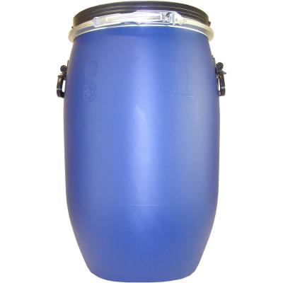 Fut ouverture totale 60 l avec couvercle cerclage metallique