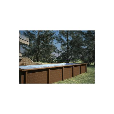 Piscine b&eacute;ton rectangulaire Naturalis LDD L.7 50 x l.3 24 x h.1 28 m