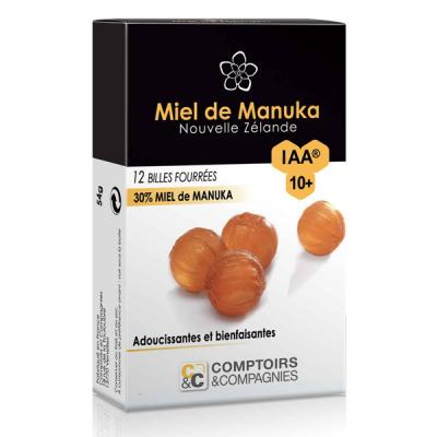 Billes Fourr&eacute;es 30% Miel de Manuka IAA10 Comptoirs Et Compagnies