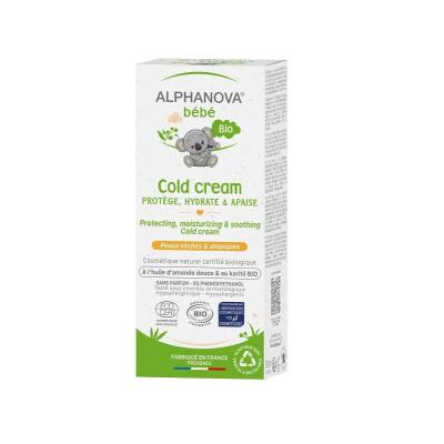 ALPHANOVA B&eacute;b&eacute; Cold Cream - Soin B&eacute;b&eacute; Hydratant et Apaisant - 50 ml