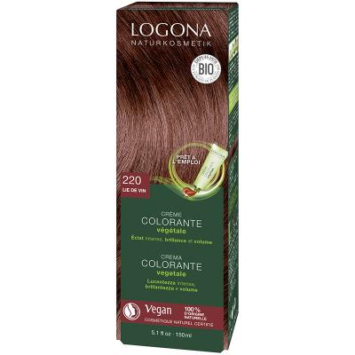 Logona Cr&egrave;me Colorante V&eacute;g&eacute;tale 150 ml 220 Bordeaux