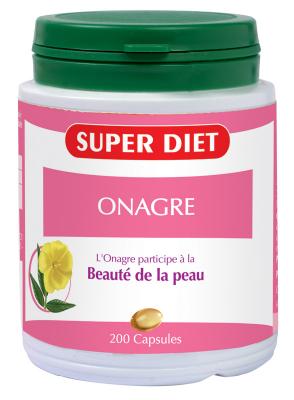 Superdiet Huile bio d'onagre, 200 capsules