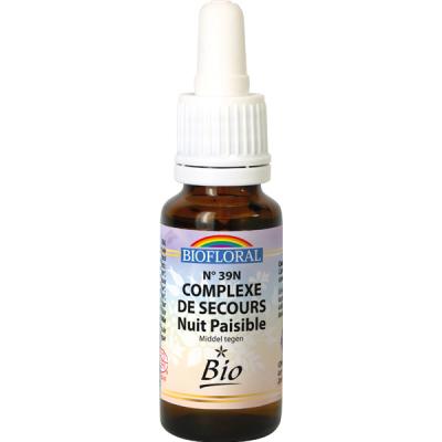 Remede de secours Nuit paisible Fleurs de Bach Bio - 20 ml