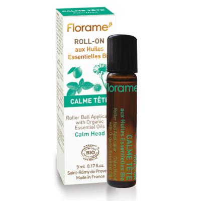 Roll-on Calme Tete Aux Huiles Essentielles Bio 5ml Florame