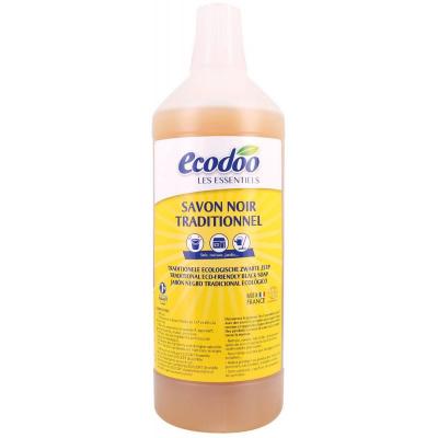 Savon noir traditionnel &eacute;cologique, &agrave; l'huile d'olive et de lin, 1 L