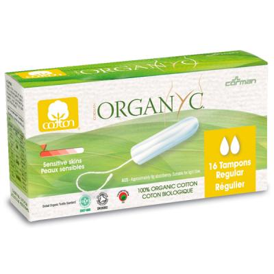 Organyc Tampon Digital Coton Bio Gots Normal Bte 16 - Bo&icirc;te 16 tampons