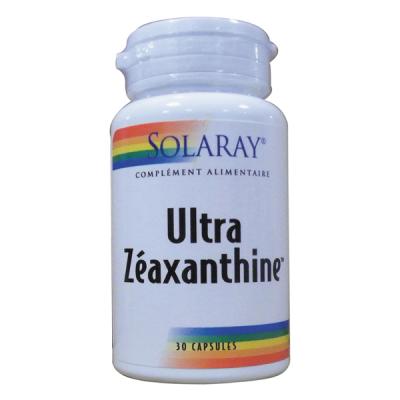 Solaray Ultra Z&eacute;axanthine 6mg 30 capsules v&eacute;g&eacute;tales 