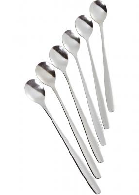 CHG 9285-00 Set de 6 Cuill&egrave;res de Yogourt/Longdrink/Glace