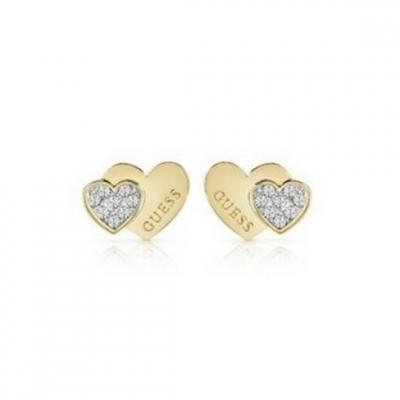 Des boucles d'oreilles GUESS JUBE02174JWYGT-U Acier Femme Or