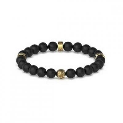 Bracelet Homme Guess Bijoux - JUMB02117JWYGBK 4G ICON Acier dor&eacute;