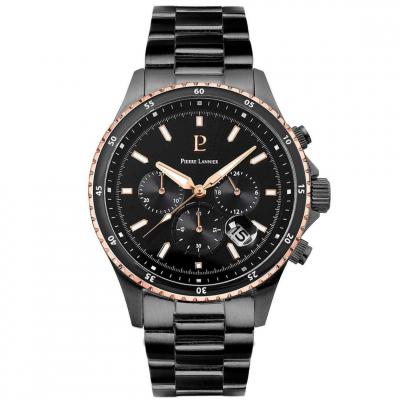 Montre Homme Pierre Lannier CRONOS 228J239 - Bracelet Acier Noir