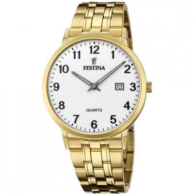 Montre Homme Festina ACERO CLASICO F20513-1 - Bracelet Acier Dor&eacute;