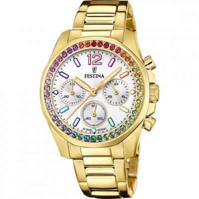 Festina Boyfriend Rainbow F20609/2 Montre Quartz Femme