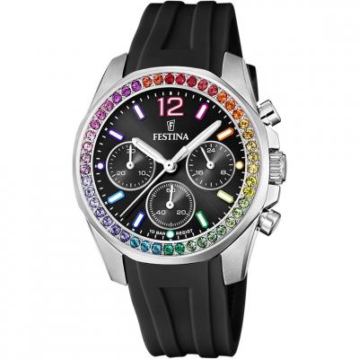 Festina Boyfriend Rainbow F20610/3 Montre Quartz Femme