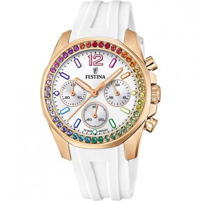 Festina Boyfriend Rainbow F20611/2 Montre Quartz Femme