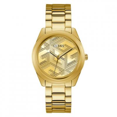 Montre femme Guess Cubed GW0606L2 - Bracelet Acier Dor&eacute;