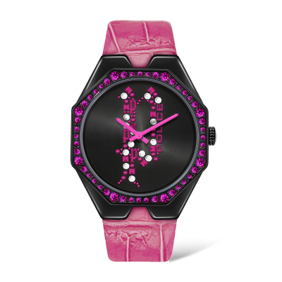 Montre femme MOANA Police PEWLA2008202 - Bracelet Cuir Rose