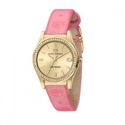 Montre femme Chiara Ferragni R1951102501 - Bracelet Tissu Rose