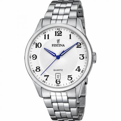 Festina Hommes Analogique Quartz Montre avec Bracelet en Acier Inoxydable F20425/1