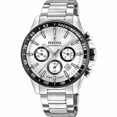 Chronograph Festina F20560/1 Cadran Blanc - 45mm - 10ATM