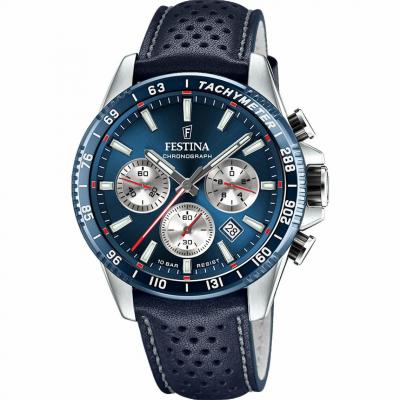 Chronograph Festina F20561/2 Cadran Bleu - 45mm - 10ATM 