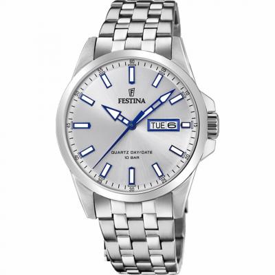 Montre Festina Montres CLASSIQUE F20357-1 - Montre Dateur Acier Homme