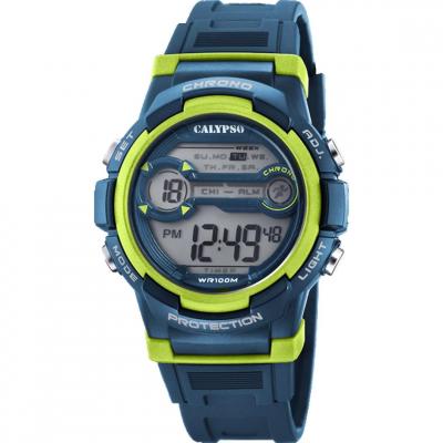 CALYPSO Fille Digital Quartz Montre avec Bracelet en Plastique K5808/3