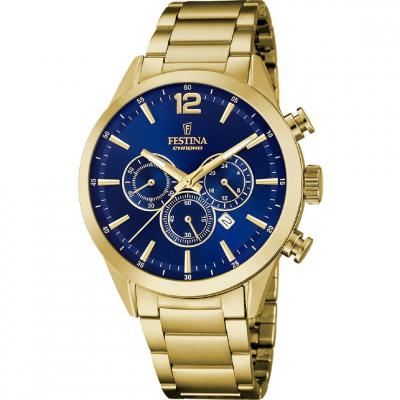 Montre Homme Festina 20633-2 - Bracelet Acier Dor&eacute;