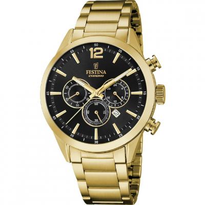 Montre Homme FESTINA TIMELESS CHRONOGRAPHE en Acier Jaune - 244241