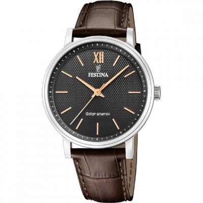 Montre Homme Festina 20660-6 - Bracelet Cuir Marron