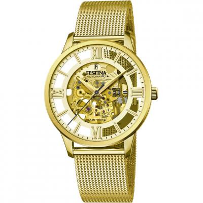 Montre Homme Automatic Transparent F20667/1 Jaune Festina