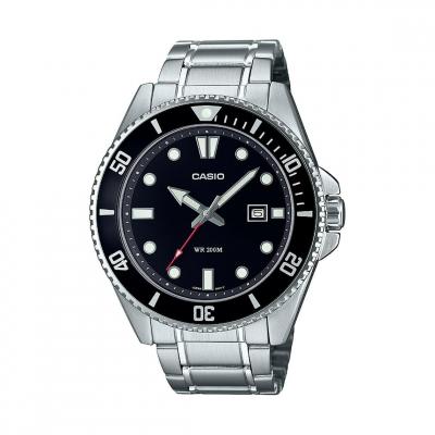 Montre Homme Casio MDV-107D-1A1VEF - Bracelet Acier Argent