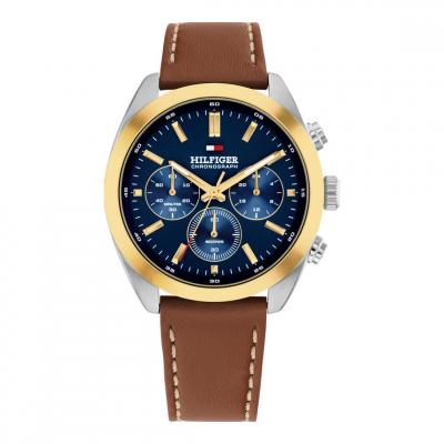 Montre Homme Tommy Hilfiger Hudson - 1710720 Bracelet Cuir Marron