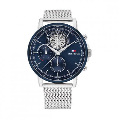 Montre Homme Tommy Hilfiger Stewart - 1710609 Bracelet Acier Argent