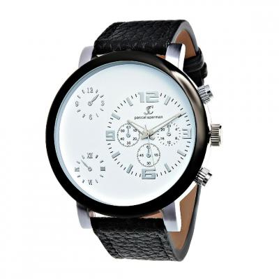 Montres homme MH274-NFB - Bracelet Cuir Noir