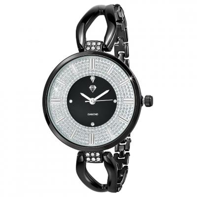 Montres Femme MF276-DIAMANT-NFN - Bracelet Acier Noir