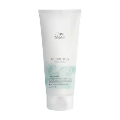 Conditionneur d&eacute;m&ecirc;lant cheveux boucl&eacute;s/ondul&eacute;s Nutricurls Wella 200ML