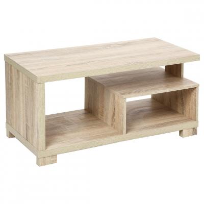 Table basse coloris ch&ecirc;ne clair Bivoak