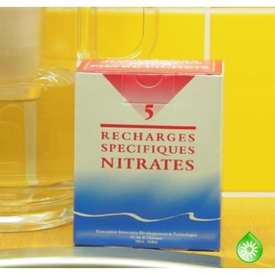 Recharges Nitrates pour pichet filtreur x5 - 5 sachets - HYDROPURE