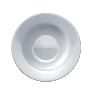 Alessi Ajm28/2 Platebowlcup Assiette Creuse en Porcelaine Blanche, Set de 4 Pi&egrave;ces