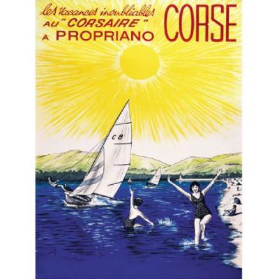 Affiche ancienne Propriano 50x70cm