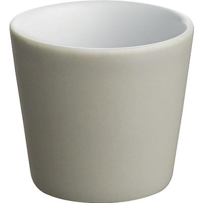 Alessi Dc03/76 Lg Tonale Petite Tasse En C&eacute;ramique Stoneware Light Grey Set De 4 Pi&egrave;ces