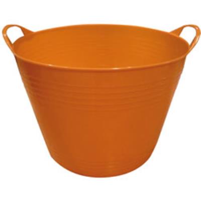 Aluminium et plastiq panier souple multi usages orange