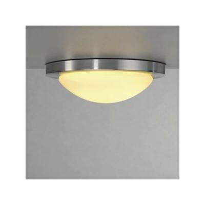 MELAN plafonnier, rond, alu bross&eacute;, verre satin&eacute;, E27, max. 60W